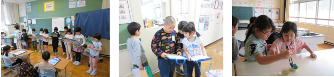 1､2年生学校探検